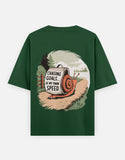 Chasing Goals - Unisex Oversized Classic T-Shirt Unisex Oversized Classic T-Shirt Mango Kulfi Bottle Green XS