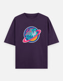 Lost In Orbit - Unisex Oversized Classic T-Shirt Unisex Oversized Classic T-Shirt Mango Kulfi Purple XS