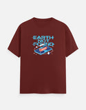 Earth Not Found - Unisex Classic Crew T-Shirt Unisex Classic Crew T-Shirt Mango Kulfi Brick Red S