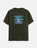 Earth Not Found - Unisex Classic Crew T-Shirt Unisex Classic Crew T-Shirt Mango Kulfi Olive Green S