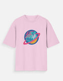 Lost In Orbit - Unisex Oversized Standard T-Shirt Unisex Oversized Standard T-Shirt Mango Kulfi Light Pink XS