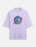 Lost In Orbit - Unisex Terry Oversized Tee Terry Oversized T-Shirts Mango Kulfi Lavender XS