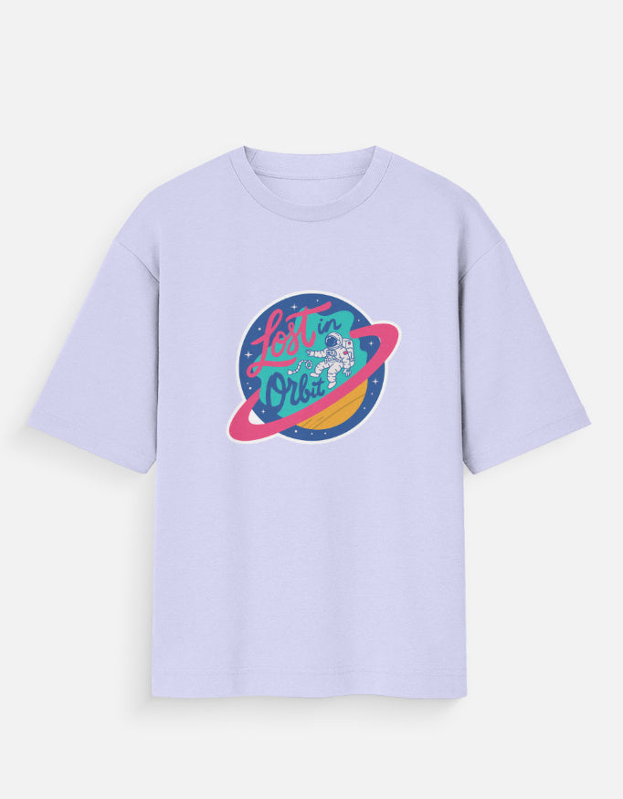 Lost In Orbit - Unisex Oversized Standard T-Shirt Unisex Oversized Standard T-Shirt Mango Kulfi Lavender XS