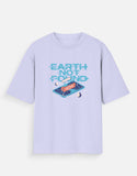 Earth Not Found - Unisex Oversized Standard T-Shirt Unisex Oversized Standard T-Shirt Mango Kulfi Lavender S