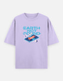 Earth Not Found - Unisex Oversized Classic T-Shirt Unisex Oversized Classic T-Shirt Mango Kulfi Lavender XS