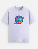 Lost In Orbit - Unisex Stretch T-shirt Cotton Stretch T-shirt Mango Kulfi Lavender S