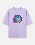 Lost In Orbit - Unisex Oversized Classic T-Shirt Unisex Oversized Classic T-Shirt Mango Kulfi