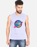 Lost In Orbit - Men's Sleeveless T-Shirt Men's Sleeveless T-Shirt Mango Kulfi Lavender S