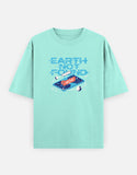 Earth Not Found - Unisex Oversized Classic T-Shirt Unisex Oversized Classic T-Shirt Mango Kulfi Mint XS