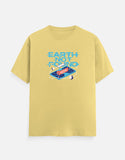 Earth Not Found - Unisex Classic Crew T-Shirt Unisex Classic Crew T-Shirt Mango Kulfi Yellow S
