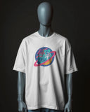 Lost In Orbit - Unisex Oversized Classic T-Shirt Unisex Oversized Classic T-Shirt Mango Kulfi