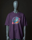 Lost In Orbit - Unisex Oversized Classic T-Shirt Unisex Oversized Classic T-Shirt Mango Kulfi