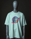 Lost In Orbit - Unisex Oversized Classic T-Shirt Unisex Oversized Classic T-Shirt Mango Kulfi