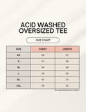 Lost In Orbit - Unisex Acid Washed Oversized Tee Acid Washed Oversized T-Shirts Mango Kulfi