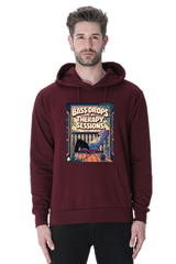 Bass Drop: Unisex Hooded SweatShirt Unisex Hooded SweatShirt Mango Kulfi Maroon XS