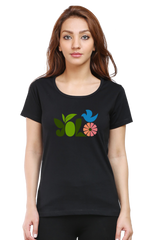 Yolo: Women's T-Shirt Women's T-shirt Round Neck Mango Kulfi