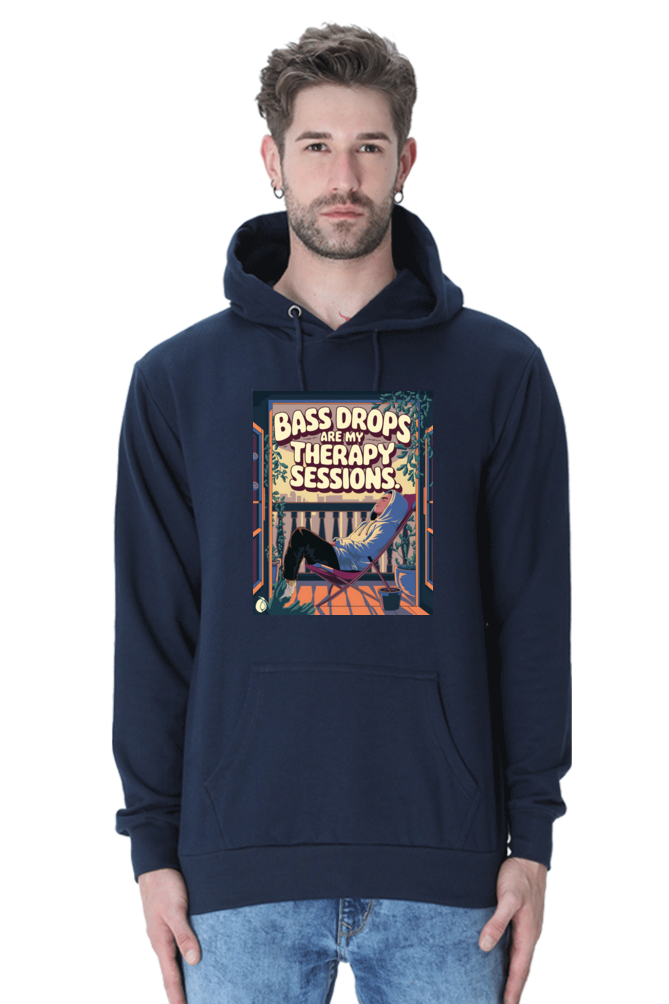 Bass Drop: Unisex Hooded SweatShirt Unisex Hooded SweatShirt Mango Kulfi