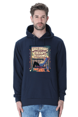 Bass Drop: Unisex Hooded SweatShirt Unisex Hooded SweatShirt Mango Kulfi Navy Blue XS