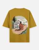 Chasing Goals - Unisex Oversized Classic T-Shirt Unisex Oversized Classic T-Shirt Mango Kulfi Mustard Yellow XS
