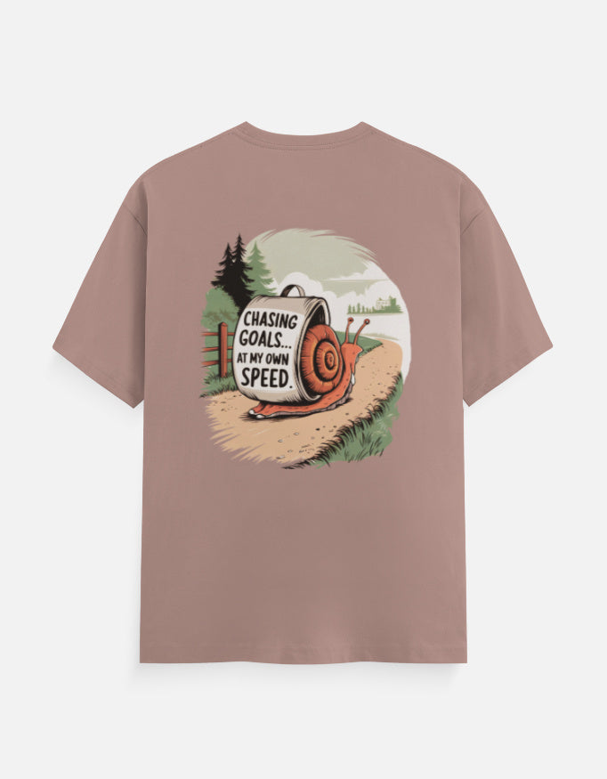 Chasing Goals - Unisex Classic Crew T-Shirt Unisex Classic Crew T-Shirt Mango Kulfi Mushroom XS