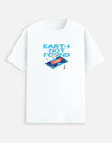 Earth Not Found - Unisex Stretch T-shirt Cotton Stretch T-shirt Mango Kulfi White S
