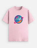 Lost In Orbit - Unisex Stretch T-shirt Cotton Stretch T-shirt Mango Kulfi Light Pink S