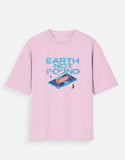 Earth Not Found - Unisex Oversized Standard T-Shirt Unisex Oversized Standard T-Shirt Mango Kulfi Light Pink S