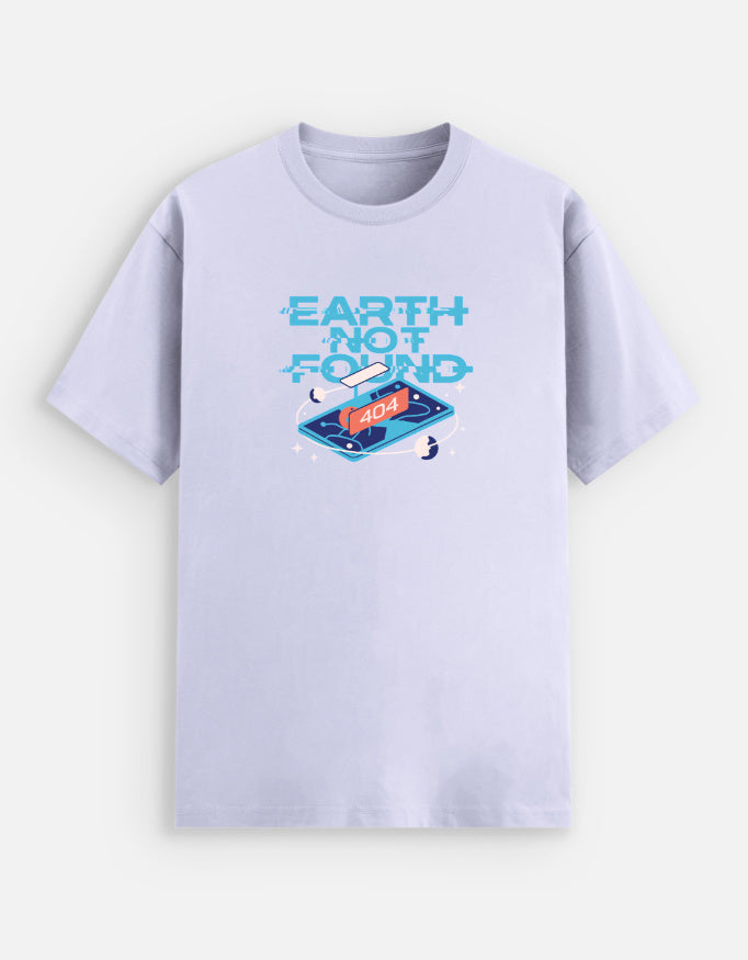 Earth Not Found - Unisex Stretch T-shirt Cotton Stretch T-shirt Mango Kulfi Lavender S