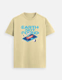 Earth Not Found - Unisex Supima T-Shirt Supima Cotton T-Shirts Mango Kulfi Beige S