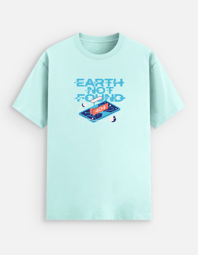Earth Not Found - Unisex Stretch T-shirt Cotton Stretch T-shirt Mango Kulfi Mint S