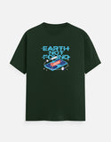 Earth Not Found - Unisex Classic Crew T-Shirt Unisex Classic Crew T-Shirt Mango Kulfi Bottle Green S