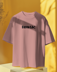 Hustle: Terry Oversized T-Shirt Terry Oversized T-Shirt Mango Kulfi Flamingo S