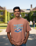 Earth Not Found - Unisex Oversized Classic T-Shirt Unisex Oversized Classic T-Shirt Mango Kulfi